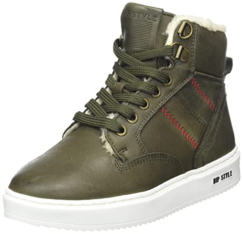 HIP H2182 Sneaker, Green, 39 EU