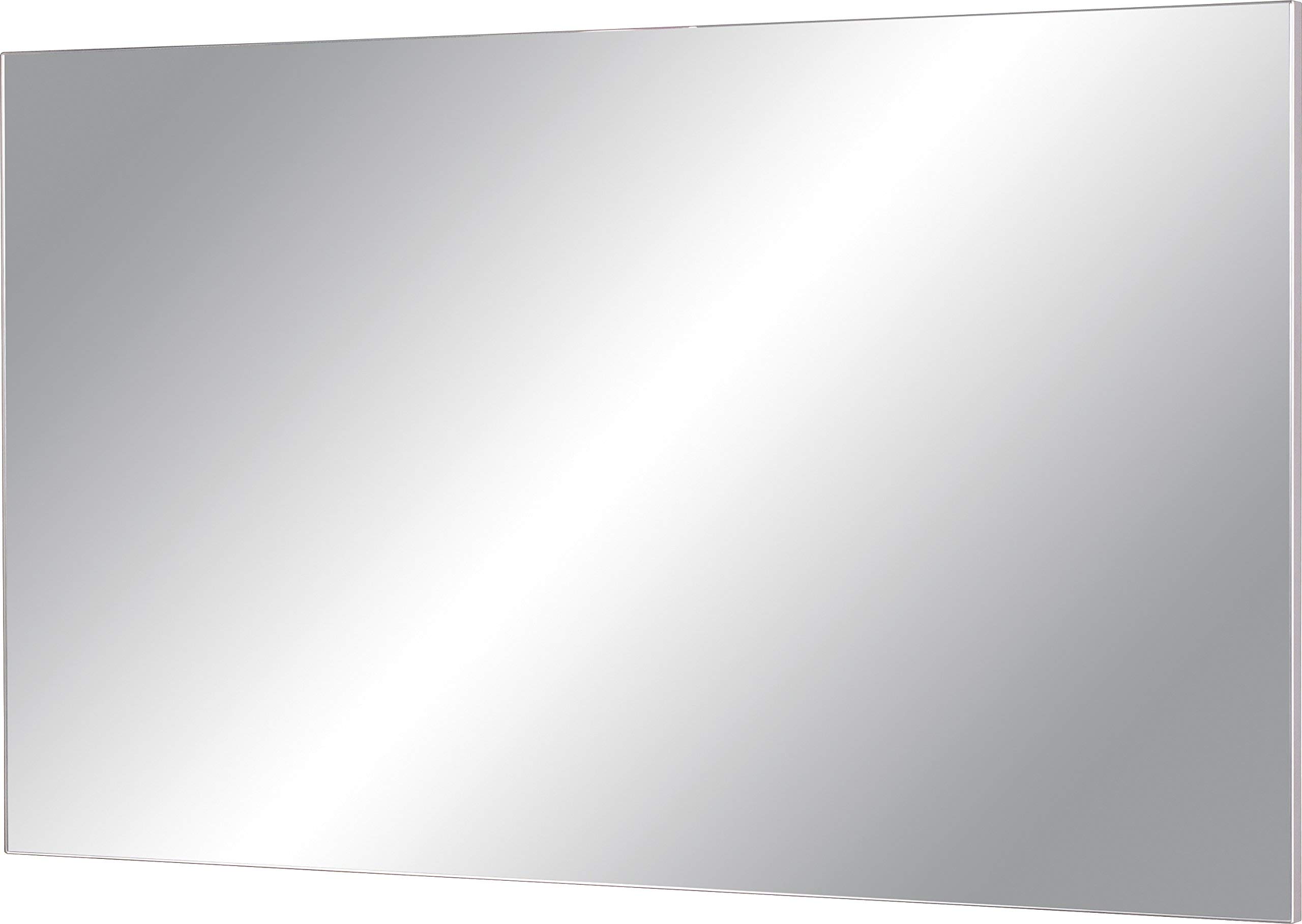 Germania 1382-84 rahmenloser Spiegel Colorado, Kanten in Weiß, 98 x 58 x 3 cm (BxHxT), 98x58x3 cm (BxHxT)