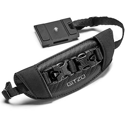 Gitzo Century Handkameragurt, Kamerahandgurt für Reflex-, Spiegellose und Mittelgroße DSLR-Kameras, Gurt für Fotografen und Videografen, aus Echtem Italienischem Leder
