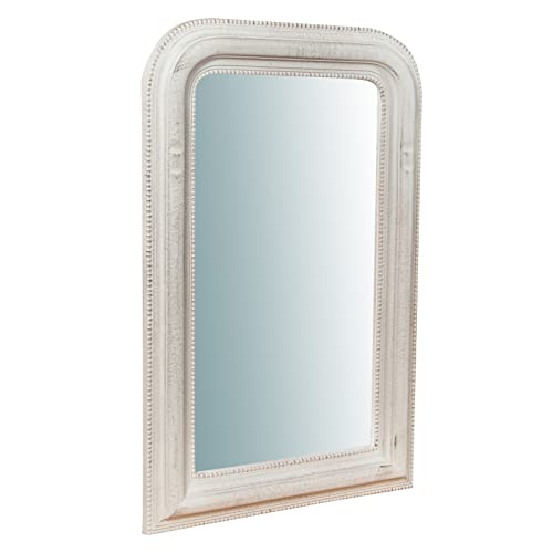 Biscottini Vintage-Spiegel 80 x 50 cm | Wandspiegel für Badezimmer und Schlafzimmer | Eingangsspiegel