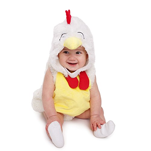 Dress Up America 862-6-12 Liebenswertes Kostüm-Größe 6-12 Monate Baby Plüsch Hahn Huhn Kinder, (Gewicht 16-21 Lb, Höhe 24-28 Zoll)