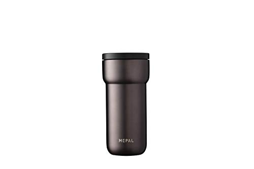 Mepal Ellipse 375 ml-Titanium – Kaffee to go Thermobecher –auslaufsicher – kompakte Größe – passt in nahezu alle Getränkehalter, polypropyleen