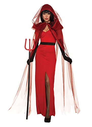 Bristol Novelty 301620L Crimson Demoness Kostüm für Erwachsene, Frauen, rot, L