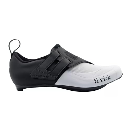 fizik Transiro Powerstrap R4 Triathlonschuhe schwarz/weiß Schuhgröße EU 46 2020 Rad-Schuhe Radsport-Schuhe