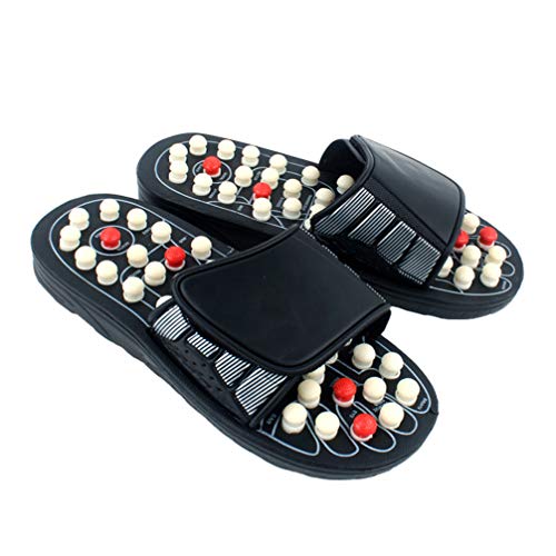 Healifty 1 Paar Akupressurmassage Hausschuhe Fußreflexzonenmassage Schuhe Sandalen für Plantarfasziitis Fersenbogen Arthritis Größe 43