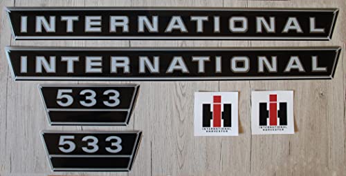 IHC/Mc Cormick Aufkleber international 533 Silber Logo Emblem Sticker Label Set groß