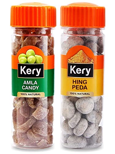 Kery Hing Peda & Amla Candy Munderfrischer, 2 Flaschen, 235g (Yummy Digestive Pachak)_Verpackung kann variieren