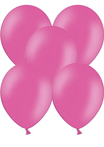 500 Luftballons Ø 28 cm Farbe frei wählbar Ballons Helium Luftballon (Pink)