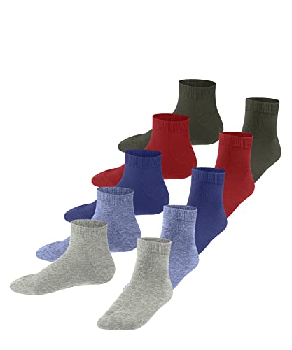 Kinder Socken, 5er Pack - Sneakersocken, einfarbig, Bio-Baumwolle Socken Kinder mehrfarbig Gr. 35-38 Kinder