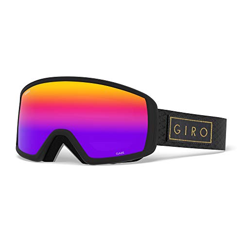 Giro Erwachsene Gaze Flash Ski Und Snowboard Brille, Black Bar/Rose Lens, One Size