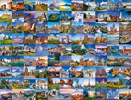 Ravensburger Puzzle 80487 80487-99 Places in Europe-2000 Teile Puzzle für Erwachsene und Kinder ab 14 Jahren