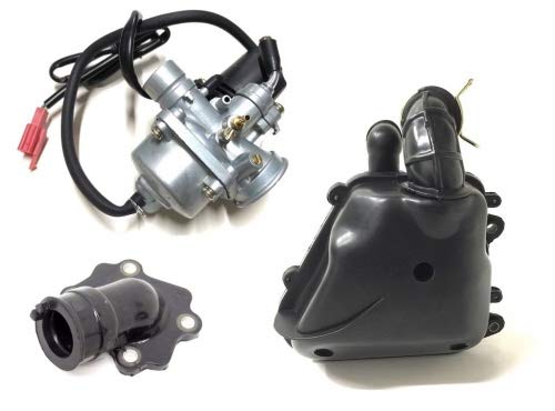 12mm Vergaser Luftfilter Ansaugstutzen Set für CPI Aragon, Generic Spin, Sachs, Keeway, CPI Aragon, Generic Spin, Yamaha Aerox Neos