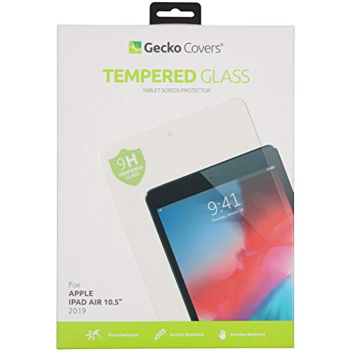 iPad Air 2019 Screen Protector, Gecko Tempered Glass, Transparant