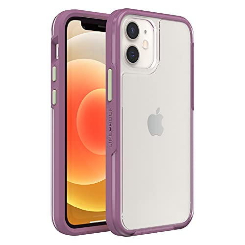 LifeProof für Applei Phone 12 mini, schlanke, transparente und sturzsichere Handyhülle, SEE Series, Transparent/Lila