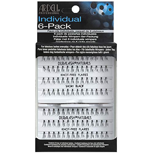 ARDELL 6 Pack Knot-Free Individuals Short Black, 25 g