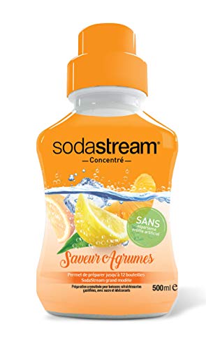 SodaStream 30025993 Sirup für Wassersprudler, Zitrusgeschmack, 500 ml