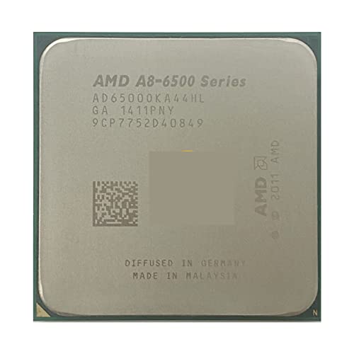 MovoLs Prozessor kompatibel mit A8 Serie A8 6500 A8 6500k CPU AD6500OKA44HL 3,50 GHz (4,1 GHz Turbo) / AD650BOKA44HL Sockel FM2 verbessert die Computerlaufgeschwindigkeit