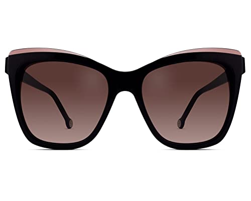 Carolina Herrera Sonnenbrille Sunglasses Glasses Brille SHE791 09P2 Schwarz Bnwt