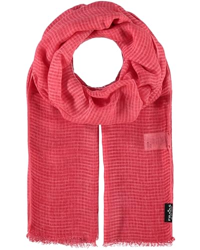 FRAAS Damen-Schal mit elegantem Design - perfekt für Frühling & Sommer - Mode-Accessoire in Uni-Farben Rot