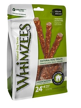 Whimzees Small Veggie Sausage Dog Treats, 28-Count by Whimzees