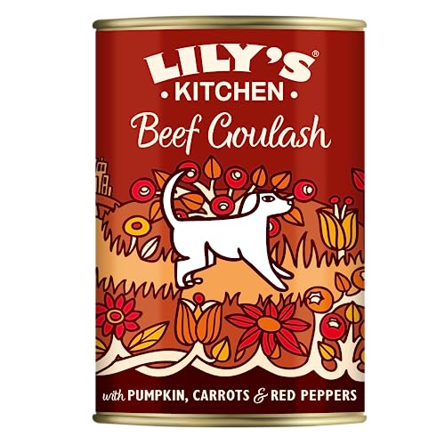 Lily's Kitchen Optimales Futtermittel für Hunde Rindsgulasch (6 x 400 g)