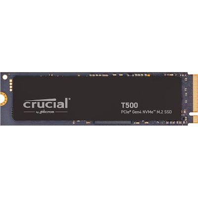 Crucial T500 500GB Gen4 NVMe M.2 Internal Gaming SSD, bis zu 7200MB/s, Laptop- und Desktop-kompatibel + 1 Monat Adobe CC All Apps - CT500T500SSD8