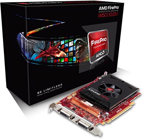 Sapphire AMD Firepro W5000 Grafikkarte ATI (PCI-e, 2GB, GDDR5 Speicher, DVI, 1 GPU)