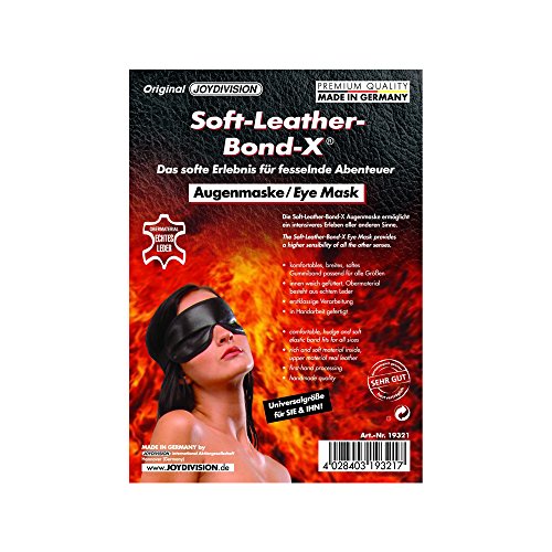 JOYDIVISION Soft-Leather-Bond-X Augenmaske 1er Pack