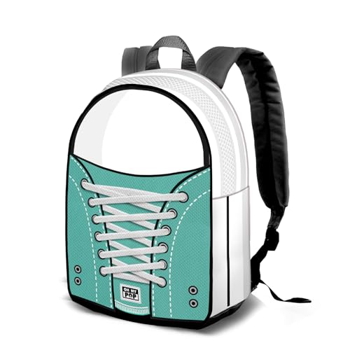 Oh My Pop! Mint-Sneakers Rucksack, Türkis, 30 x 43 cm, Kapazität 19 L