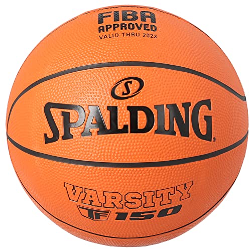 Spalding Varsity TF-150 FIBA Ball 84422Z, Unisex basketballs, orange, 6 EU