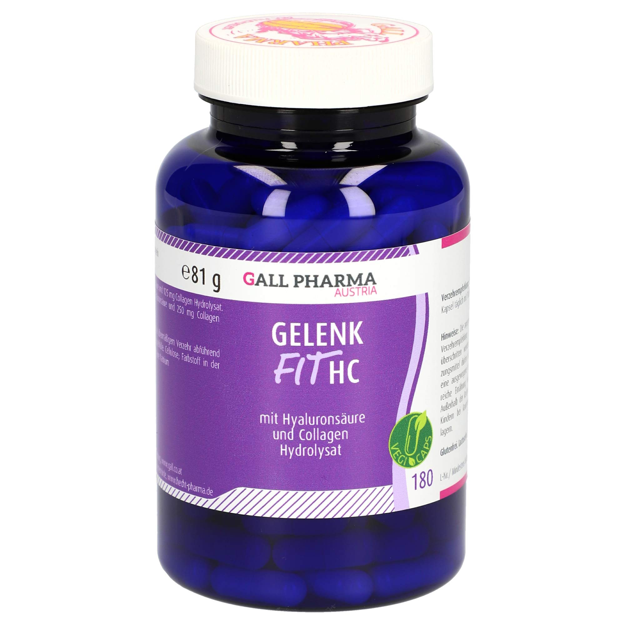 Gall Pharma Gelenk-Fit HC GPH Kapseln , 1er Pack (1 x 180 Stück)