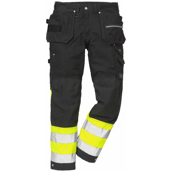 KANSAS® - Warnschutz-Funktionsbundhose 2093 NYC, warngelb/schwarz, Größe C52