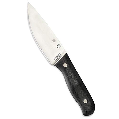Spyderco Messer mit Feststehender Klinge Serrata G-10, Schwarz, One size, FB32GP