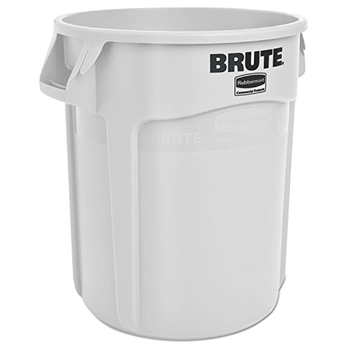 Rubbermaid Commercial Brute Round Container 75.7L - White