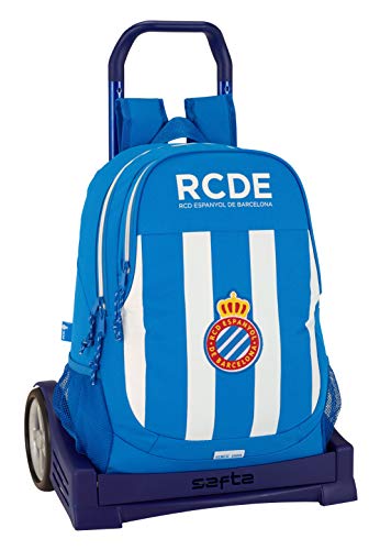 Ergonomischer Rucksack R.C.D. Espanyol mit Trolley Safta Evolution
