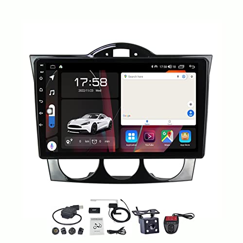 Kompatibel mit Autoradio GPS Navigation für Mazda RX8 2008-2021 mit 9 Zoll Display, Unterstützt Wireless Carplay Android Auto WiFi Bluetooth 5.0 DSP FM AM RDS Radio Lenkradsteuerung ( Size : M200S )
