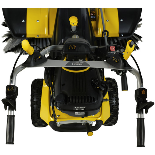 TEXAS Benzin-Kehrmaschine »Smart Sweep 800E«, 3600 W, 700 m²/h, Benzinbetrieb - gelb