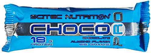 Scitec Nutrition Choco Pro, 20x 55g Riegel, Geschmack:Chocolate/Mandeln