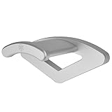 SilverStone SST-EBA02S - Hochmoderner Premium Aluminium Headset-/Kopfhörer-Wandhalter im eleganten Design mit Schrauben- und Klebeband-Befestigung, silver