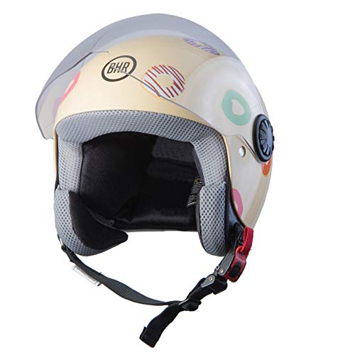 BHR Helmets 806 KID Motorradhelm Jugend Unisex, Donuts, S