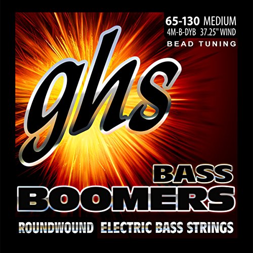 GHS BASS BOOMERS BEAD Saitensatz für E-Bass - 4M-B - Medium - 065/130