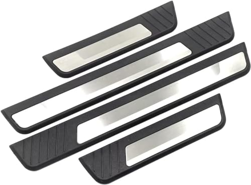 LICHOO Kompatible Einstiegsleisten Scuff Plate für New Honda CRV 2023 Auto Protector Zubehör, Stahl Kunststoff Teile Tür Einstieg Guard Trim