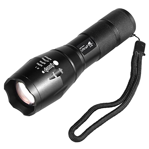 UltraFire IR LED Taschenlampe 940nm Infrarot Illuminator Zoomable IR Licht Taktische Taschenlampe, Einstellbarer Fokus IR Lampe für Nachtsicht Coyote Hog Predator Jagd, A100-IR