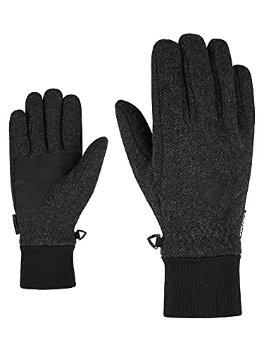 Ziener Unisex – Erwachsene ILDO Funktions- / Freizeit-Handschuhe, Dark Melange, 10,5