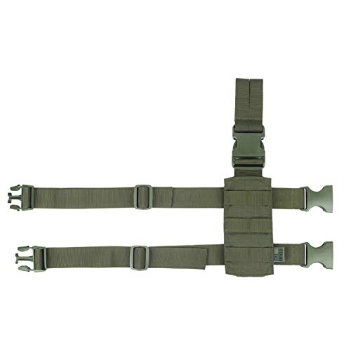 OneTigris Taktische Molle Beinplatte Beinplatform für Pistolenholster (Waldläufer Grün)
