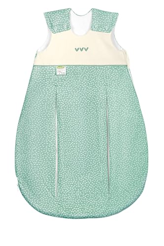 Set Odenwälder Baby-Schlafsack Prima Klima & Windel Blaubär | Ganzjahresschlafsack längenverstellbar | Kinderschlafsack ab 0 Monate | leichter Schlafsack Baumwolle atmungsaktiv