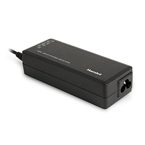 HAMLET xpwnb90 C Innen 90 W schwarz-Adapter Leistung & Wechselrichter – Adapter DE PUISSANCE & Wechselrichter (90 W, Innen, Laptop, AC auf DC, Überhitzungsschutz, Überladeschutz, Kurzschluss, schwarz)