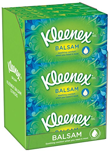 Kleenex Balsam Taschentücher - Packung mit 12 Stück