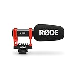RØDE VideoMic GO II Ultra-kompaktes und leichtes Kamera/USB-Richtmikrofonfü für Videoaufnahmen und Content Creation, Synchronsprechen, Podcasting und Video-Calls (schwarz)