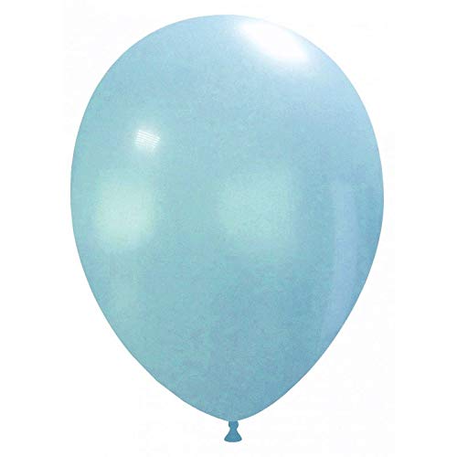 Event Kauf 25-1000 STK. Luftballons Metallic / Standard, Ø ca. 27 cm, Helium (500 Stück, Standard Nr.41: Hellblau)
